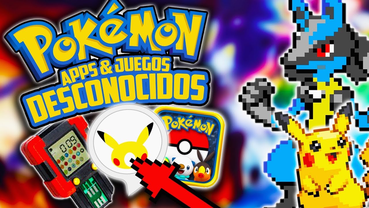 Estos son los VIDEOJUEGOS y APPS de POKÉMON que NO CONOCÍAS #2 | Top Pokémon