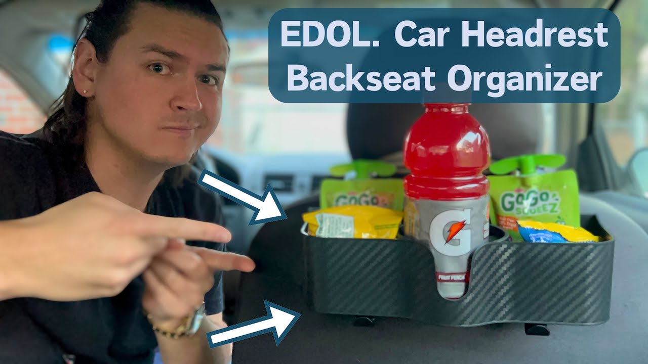 Declutter Your Car with EDOL's Backseat Organizer