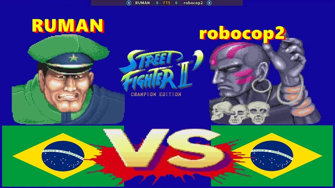 Street Fighter II' - Champion Edition- RUMAN vs robocop2 FT5
