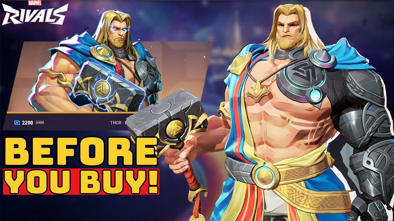 Thor Majestic Raiment Skin Showcase - Marvel Rivals