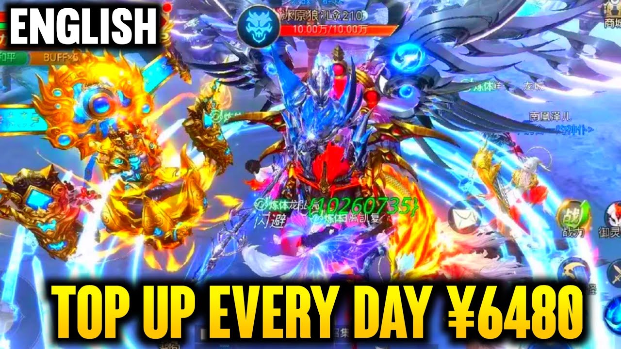 Ancient God King 2 MMORPG English - Top Up Every Day ¥6480 , Full Skin , Mount, Wing , Aura | X7GAME