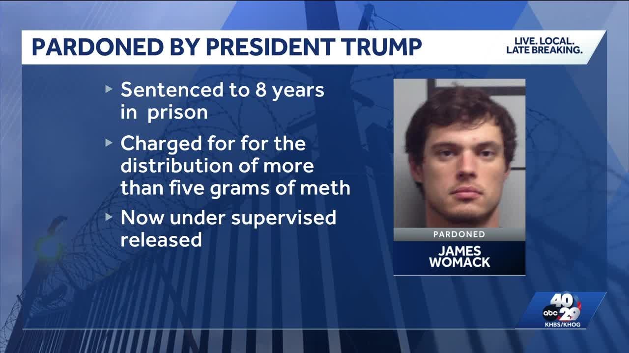 President Trump pardons Rep. Womack's son