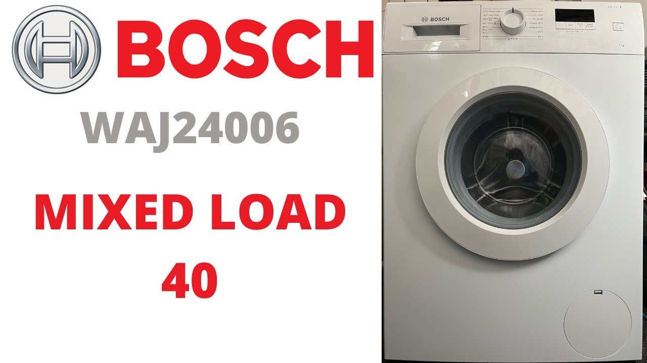 Bosch Serie 2 WAJ24006 Washing Machine - Mixed Load 40