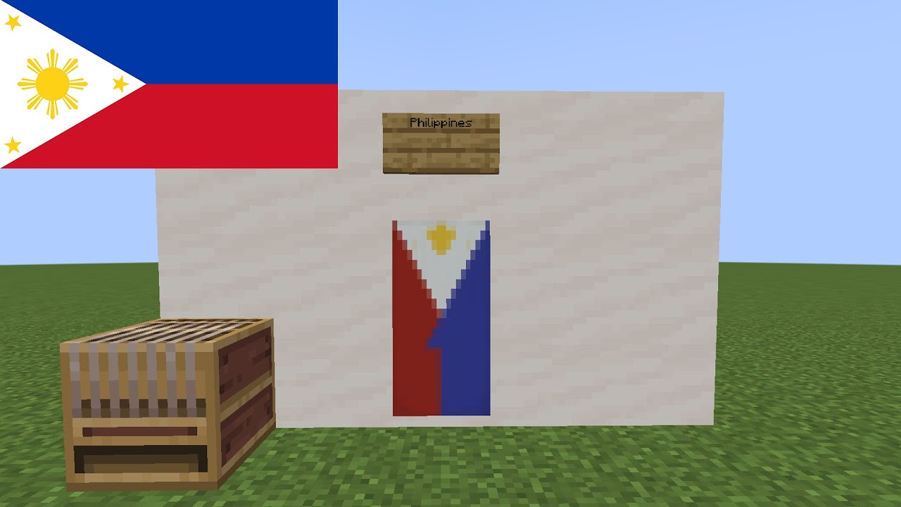 How to Make Philippines' Flag in Minecraft