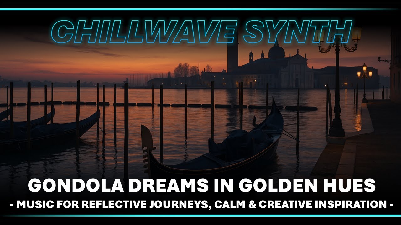 🧠 Chillwave Synth 🎧 Gondola Dreams in Golden Hues - Music for Reflections & Creative Inspiration