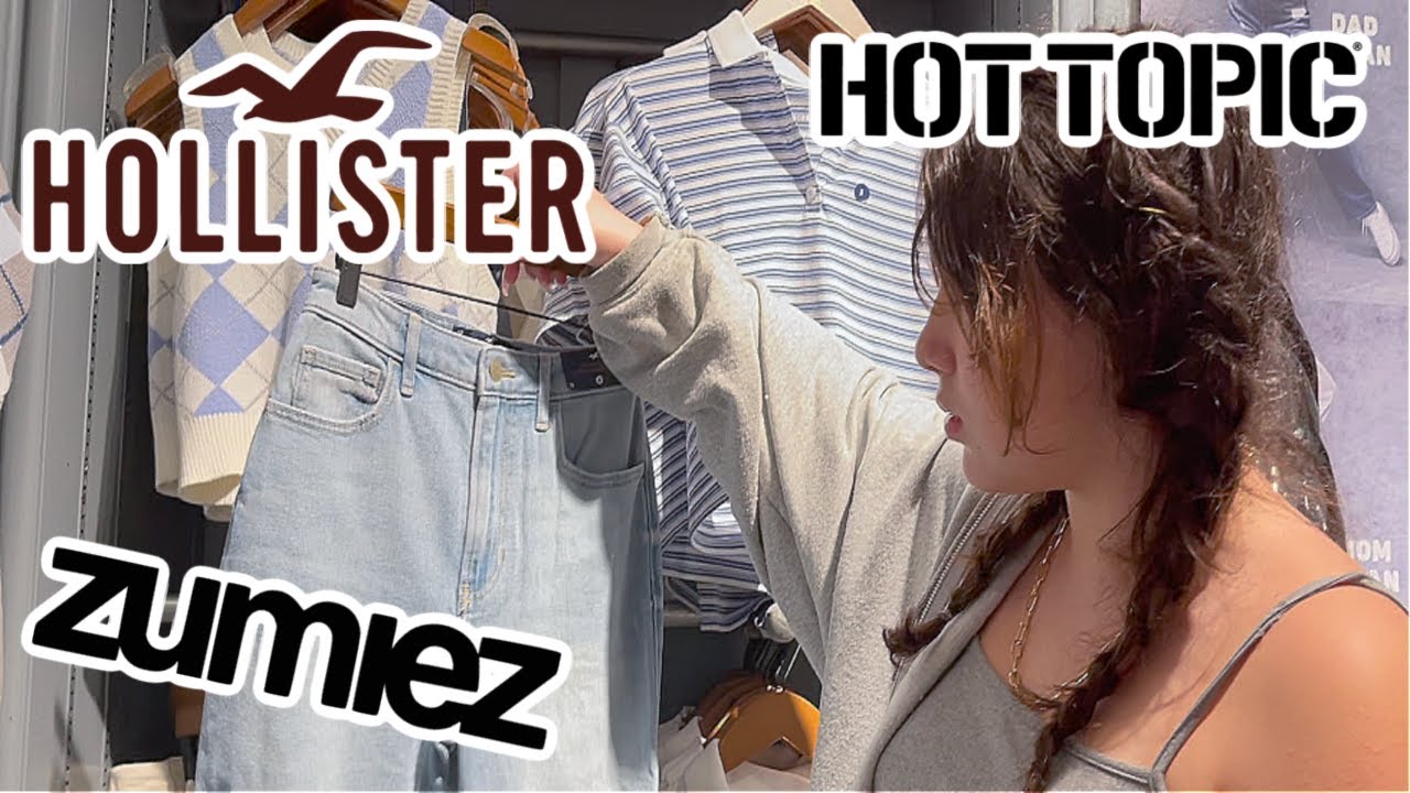 No Budget Shopping Vlog at the Mall Hollister, Zumiez, + more!