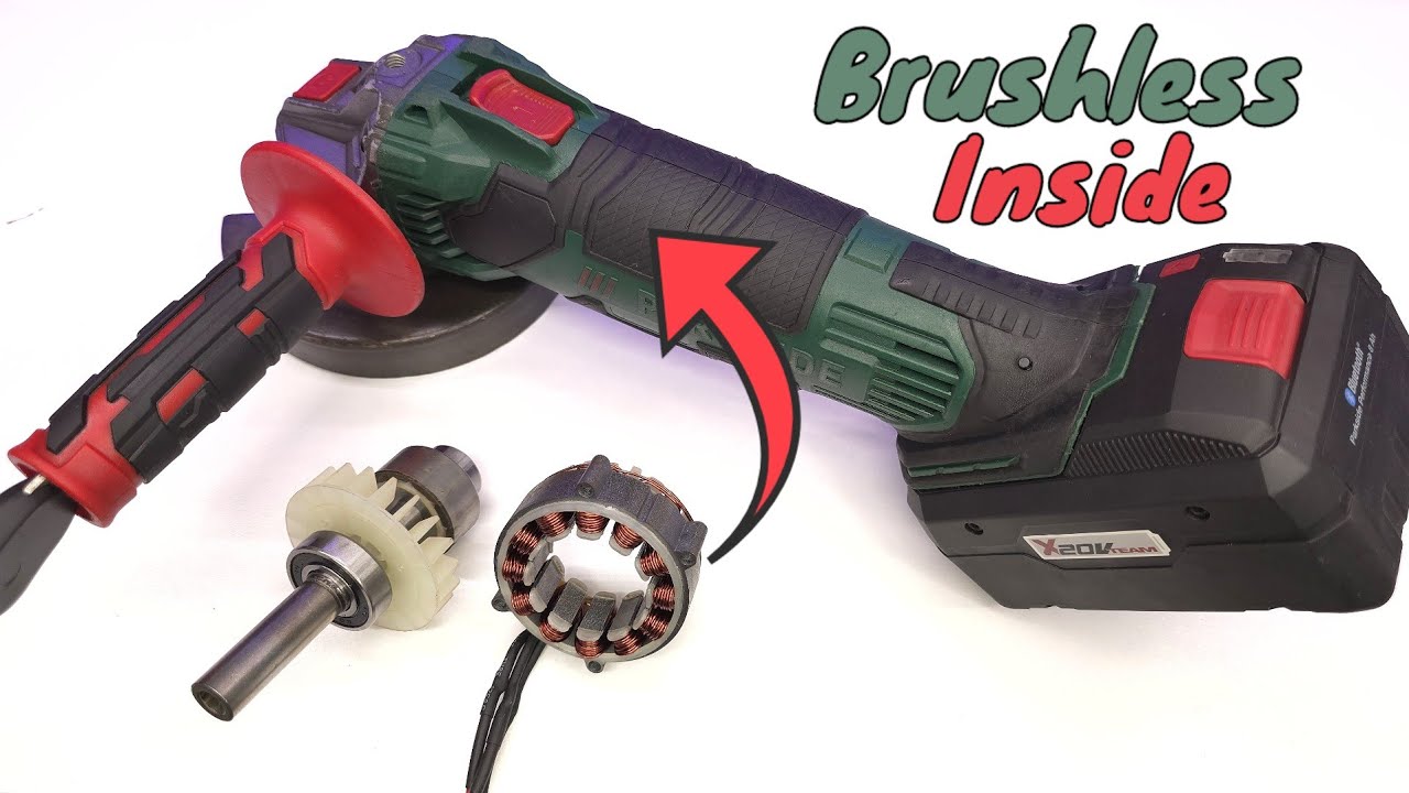 New Life for PARKSIDE Green Angle Grinder PWSA 20-Li B3 with Brushless Motor