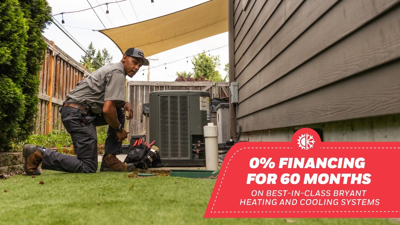 Gear Up For Spring | 0% Financing for 60 Months on Bryant HVAC Systems