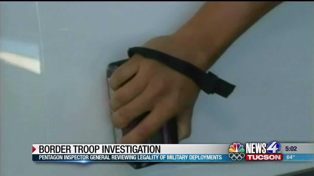 Pentagon inspector general reviewing legality of U.S. border troop deployment