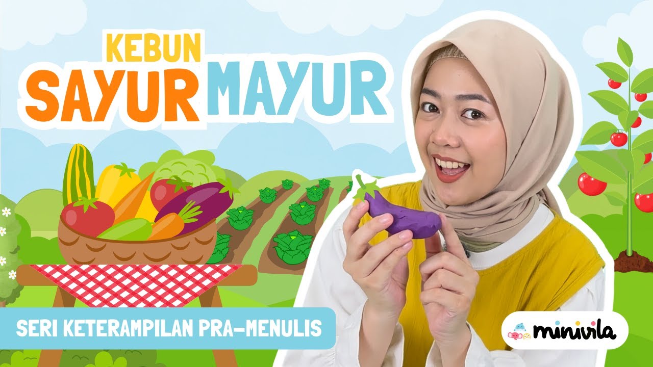 SAYUR-SAYURAN | Mengasah Motorik Halus Pra Menulis sambil Berkunjung ke Kebun Sayur Mayur