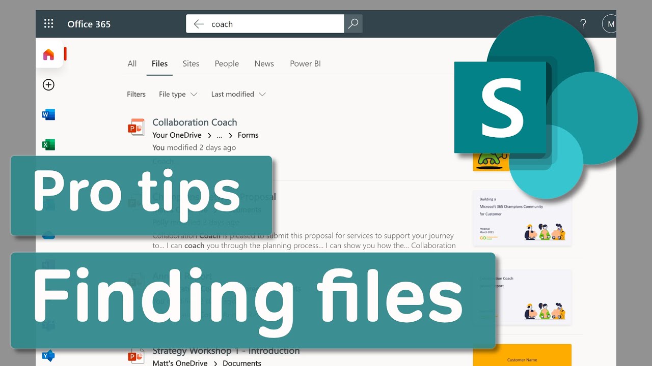 Microsoft SharePoint | Поиск файлов в SharePoint и OneDrive — советы профессионалов