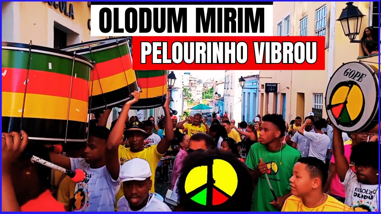 Quando o Olodum Mirim Toma as Ruas do Pelourinho