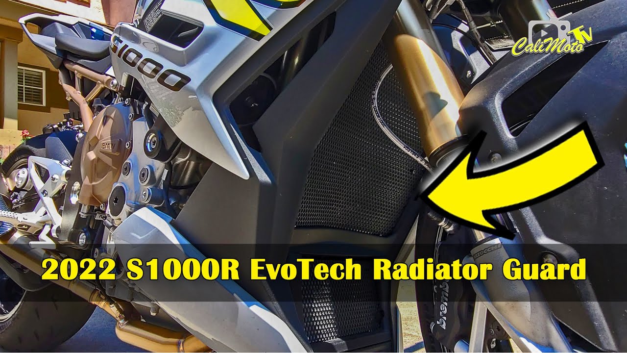 2022 BMW S1000R / RR | EvoTech Radiator Guard Install