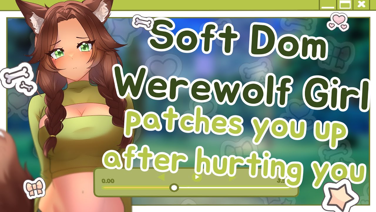 Soft DOM Werewolf Girl patches you up after hurting you | Audio Roleplay F4A