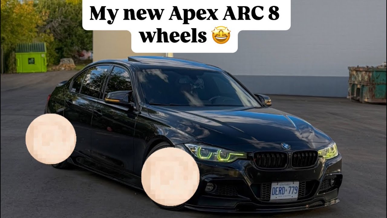 My brand new Apex ARC 8 wheels on my BMW 340i F30