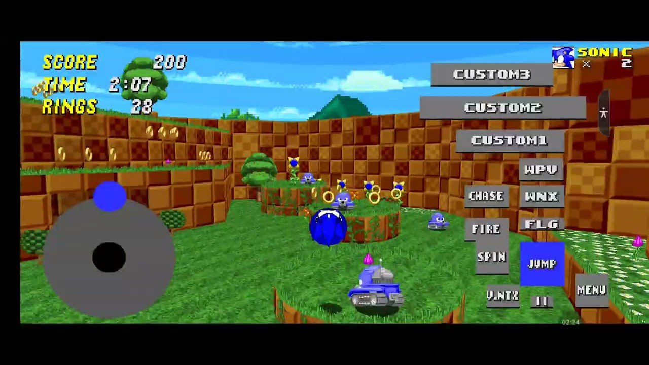 Playing as sonic in srb memories (idek what i am doing bro wth)