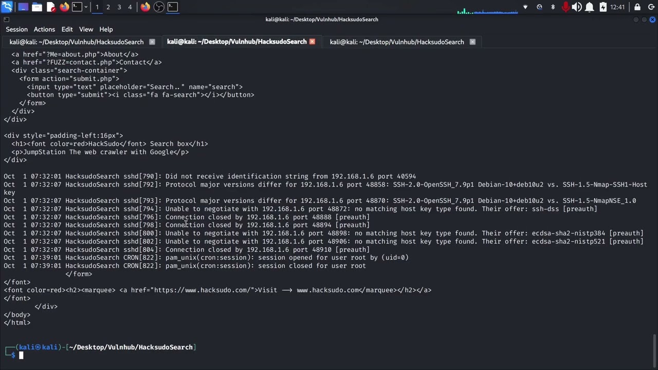 Hack Sudo - VulnHub Walkthrough