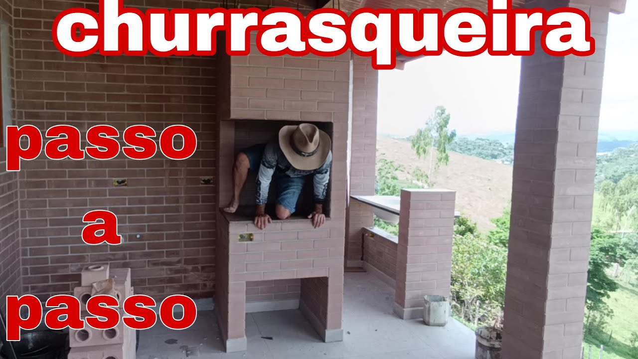 churrasqueira de tijolo ecológico, com abertura lateral. quer aprender? segue os passos, muito fácil