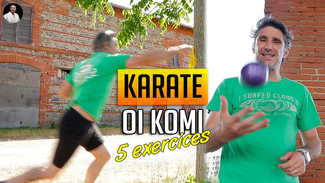 5 exercices Oi Komi Tsuki - KARATE