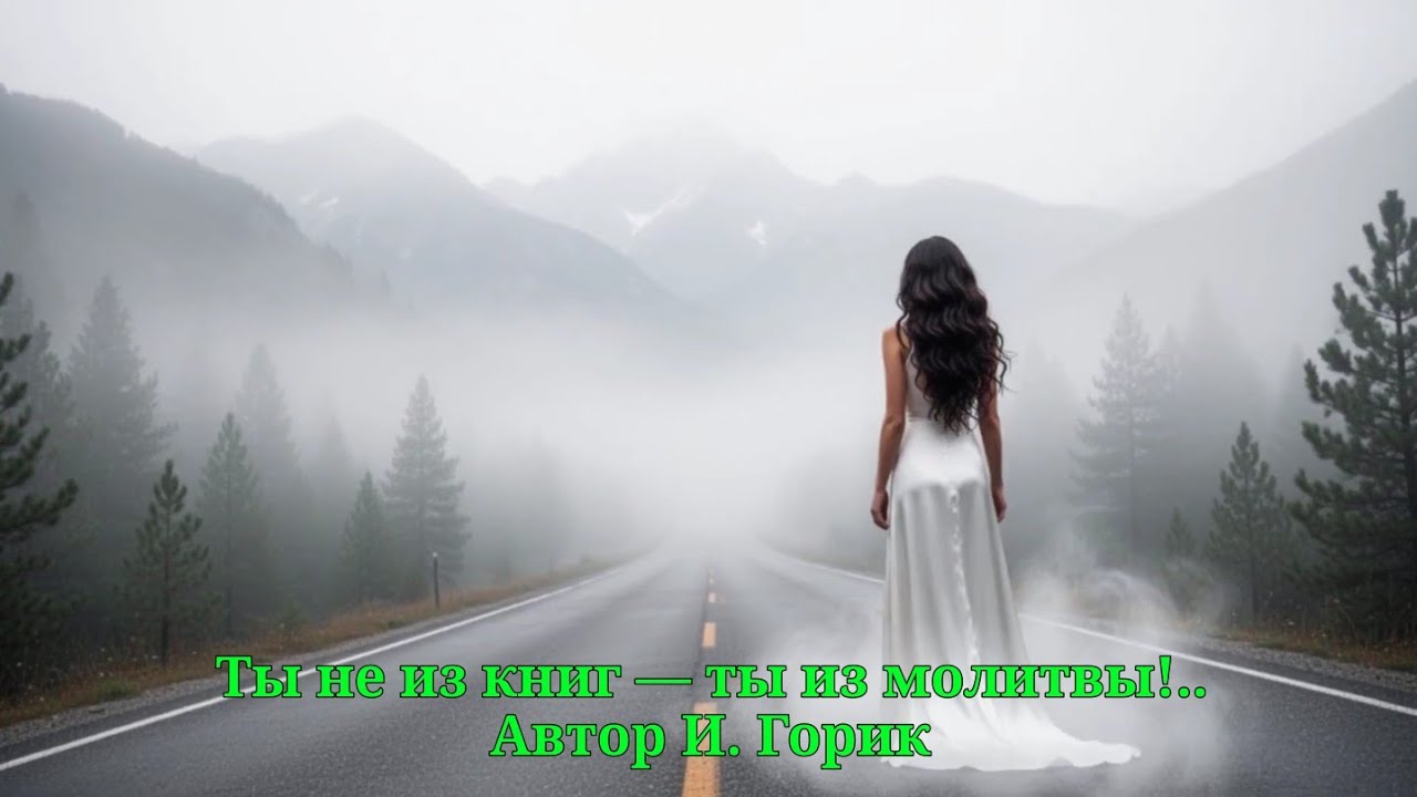 Ты не из книг — ты из молитвы!..