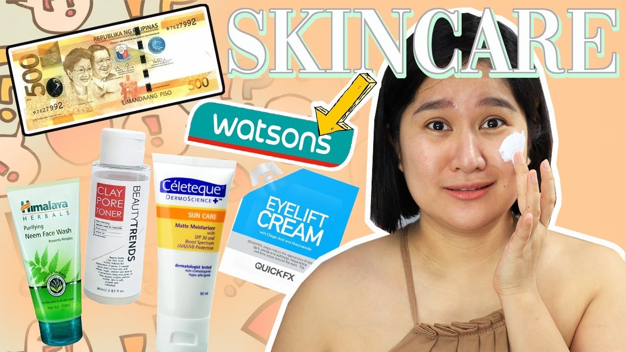 500 Pesos Skincare sa Watsons ( Pang OILY at TIGYAWATIN )  | Kris Lumagui