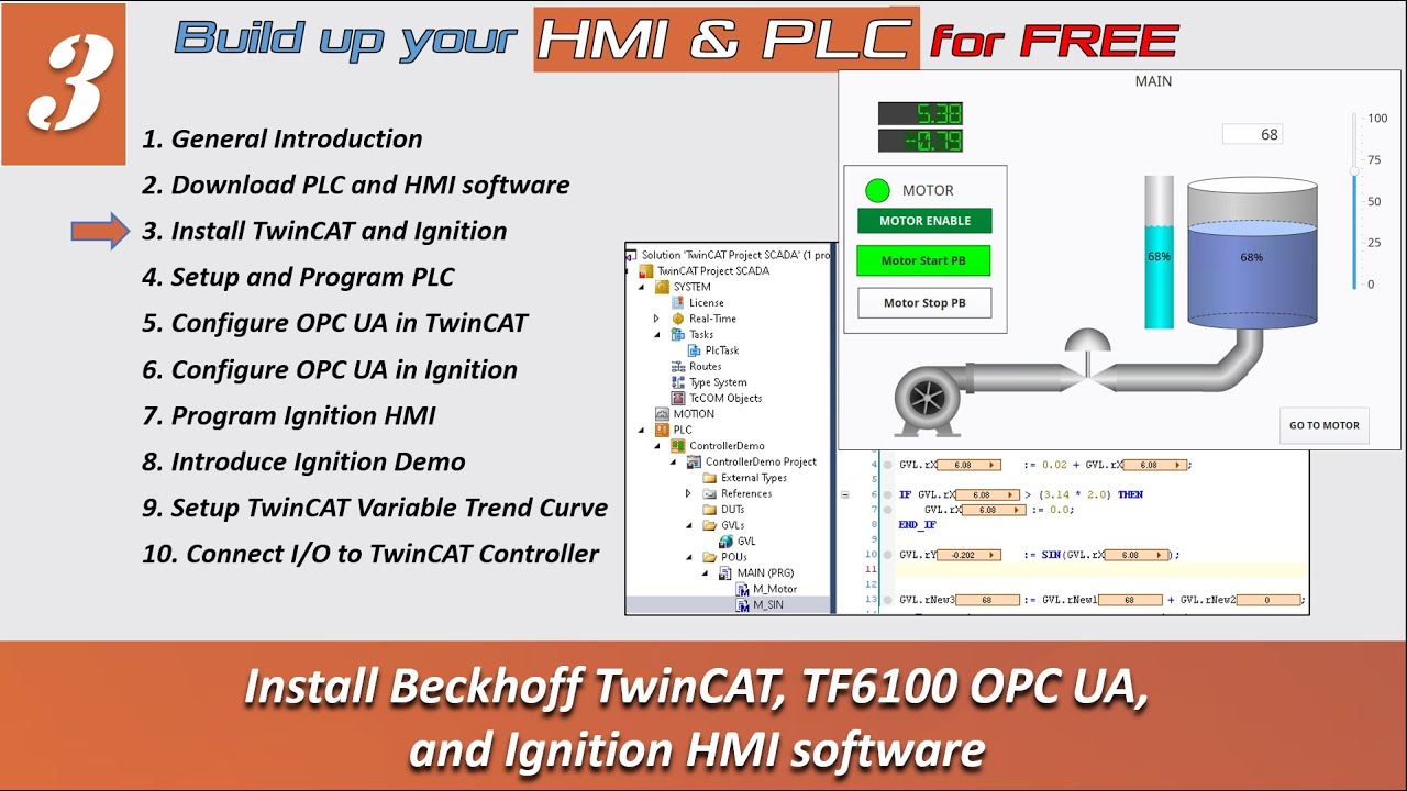 SCADA03. [ПЛК и HMI] Установка программного обеспечения TwinCAT (ПЛК) и Ignition (HMI)