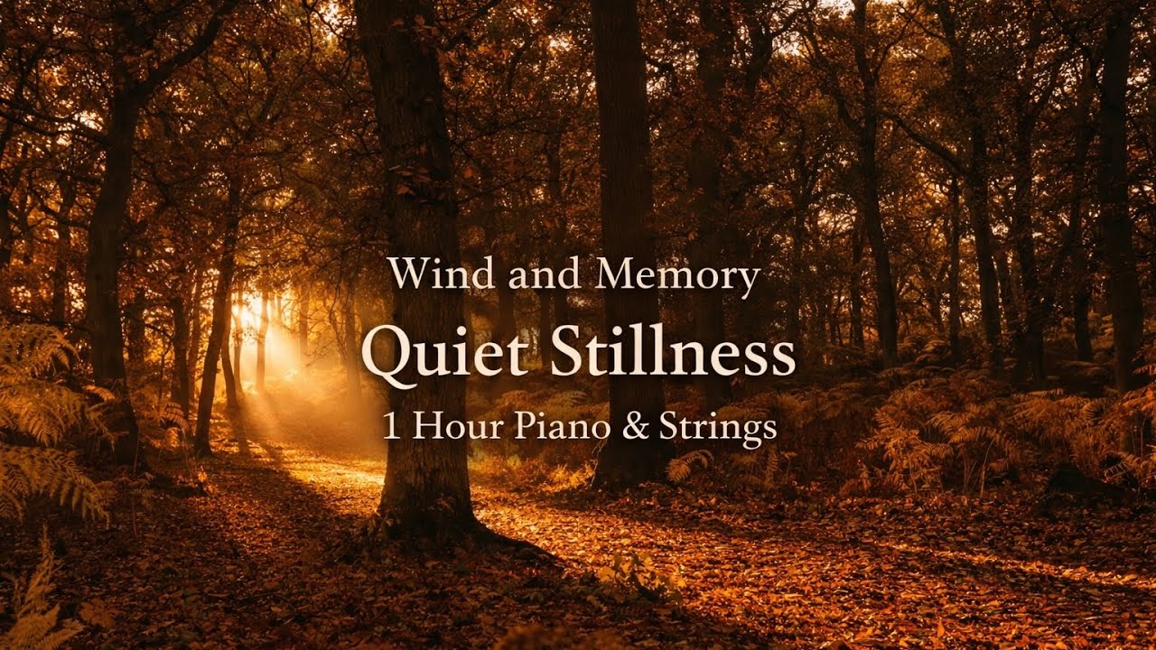 🌿 Quiet Stillness – 1 Hour Piano & Strings Collection | Wind and Memory