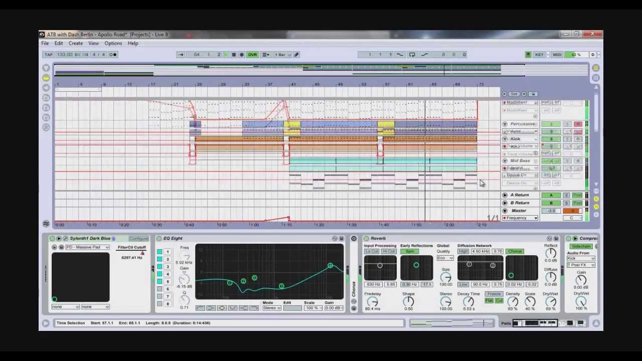 Quick remake of ATB with Dash Berlin - Apollo Road in Ableton 8 by Aryx