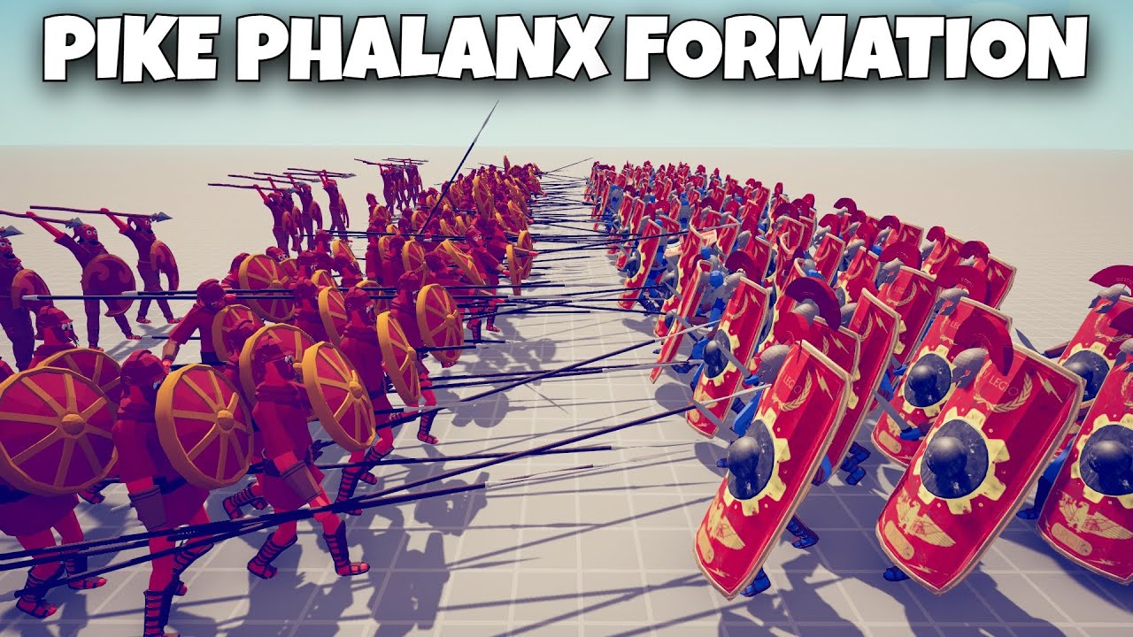 PIKE PHALANX FORMATION vs EVERY UNIT - Totally Accurate Battle Simulator TABS