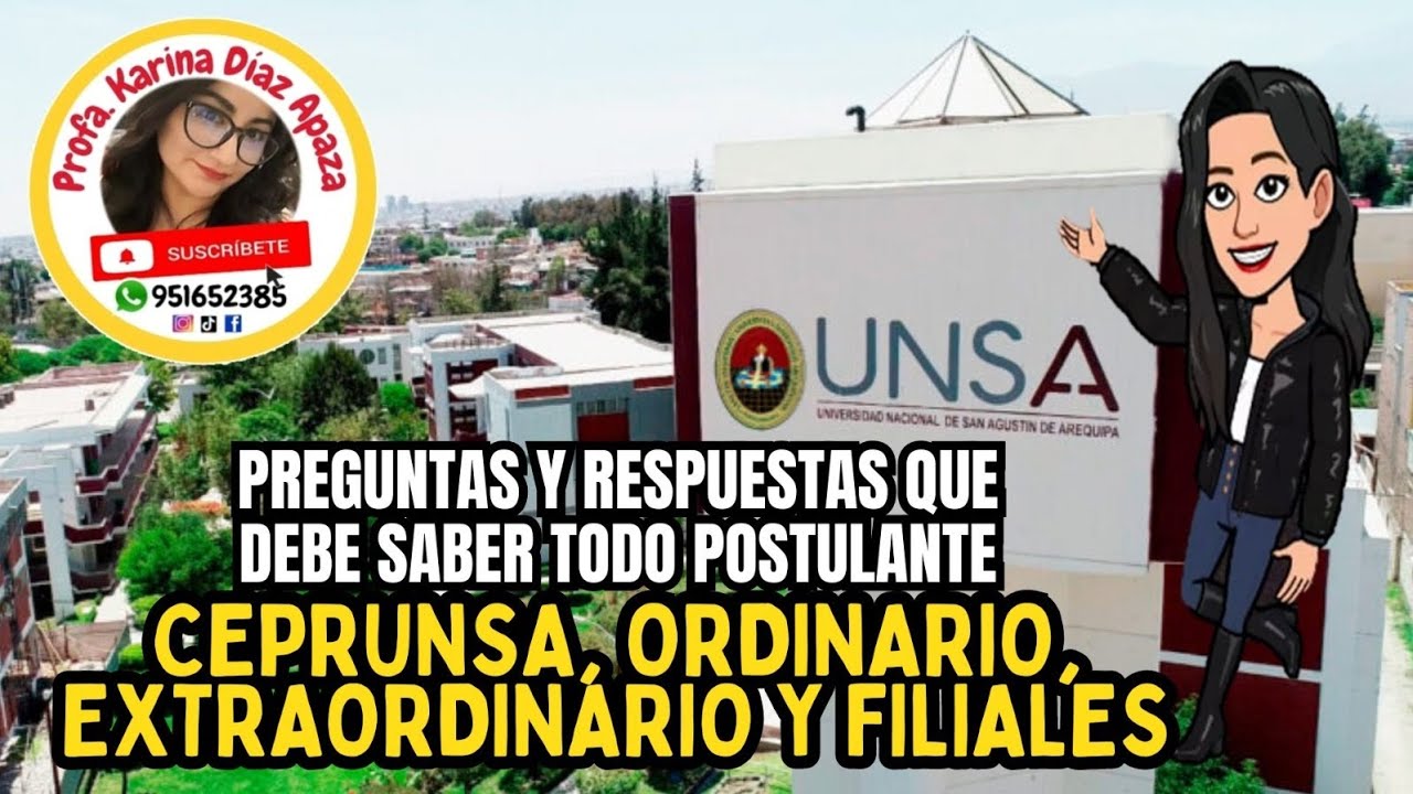 UNSA ADMISIÓN TODO LO QUE DEBES SABER #admision #unsa #postulantes #arequipa #datos #curiosidades