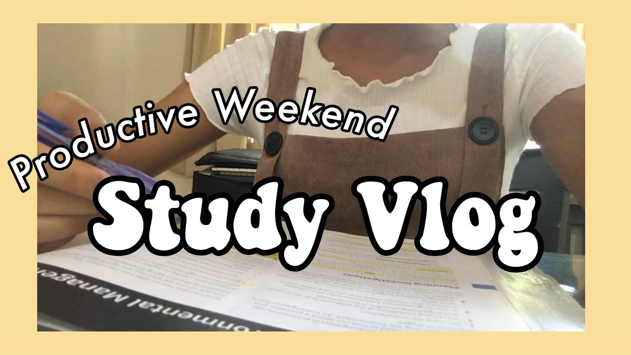 Study Vlog India // Productive weekend vlog