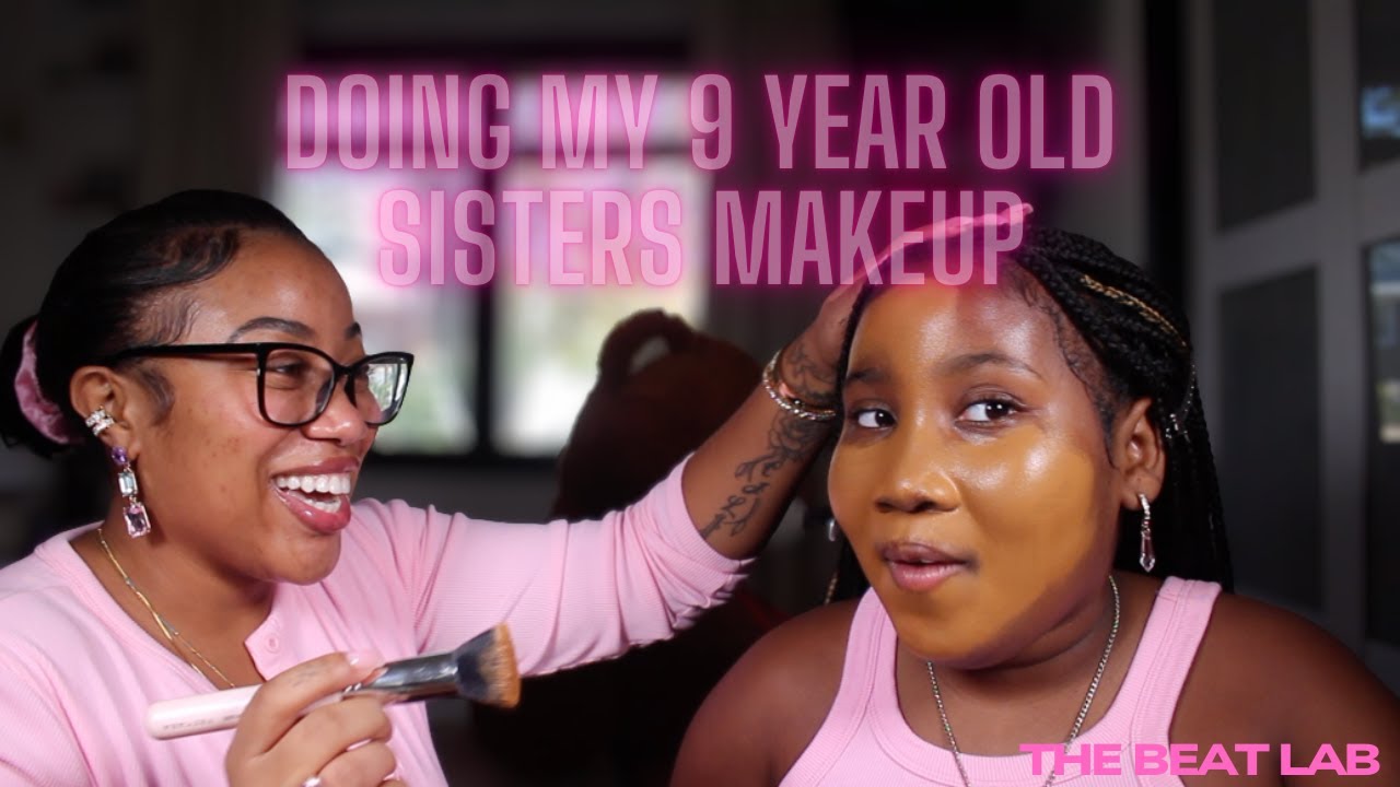 I Did My 9 Year Old Sisters Makeup | The Beat Lab