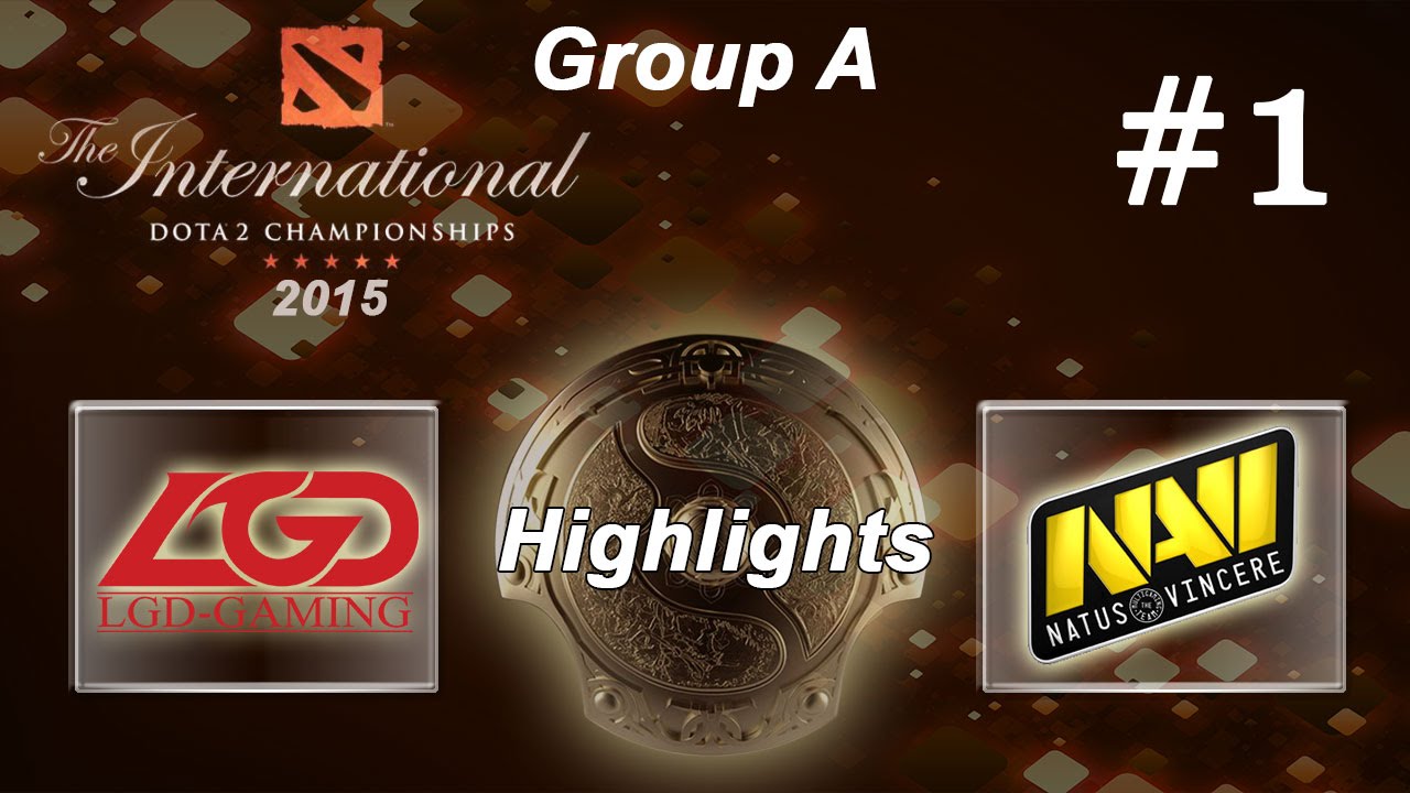 The Internatonal 2015 Group A - LGD Gaming vs Navi game 1 highlights