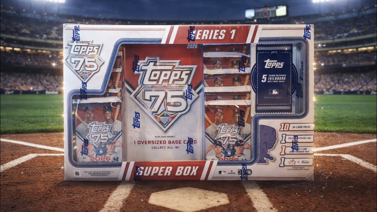 FIRST LOOK: 2026 TOPPS SERIES 1 SUPERBOX!!! BEST VALUE!!!🔥🔥🔥 