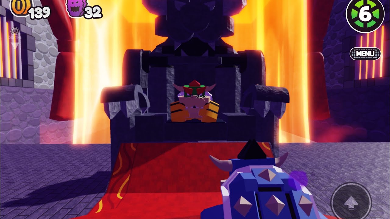 Bowser and Mario lego bosses