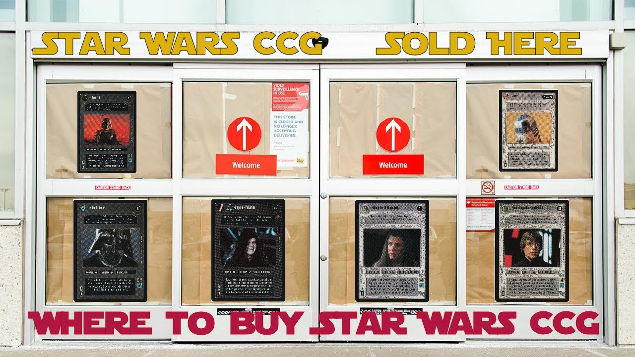 Star Wars CCG - Where to Buy it! An Overview of the Online Stores!
