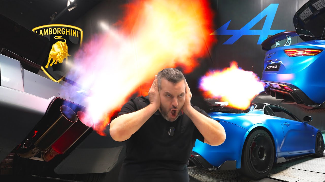 Ligne d’Échappement + Prépa Circuit : 🔥Flammes Infernales sur Murcièlago et Alpine A110R !🔥