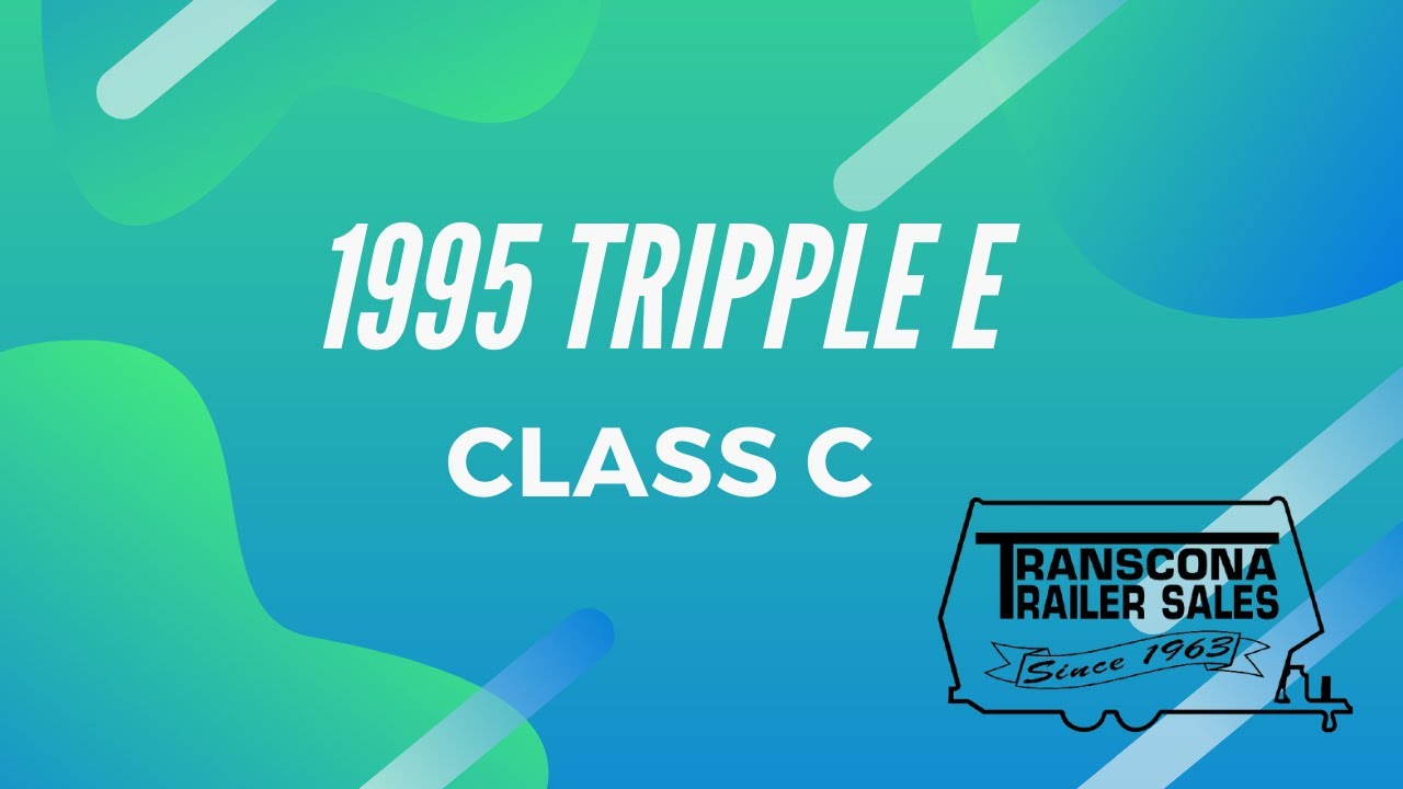 Осмотр автодома Triple E Class C 1995 года выпуска.