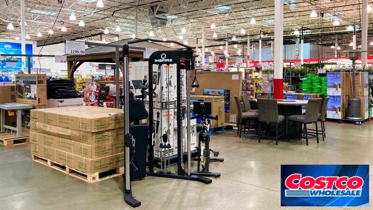 COSTCO KITCHENWARE COOKWARE FURNITURE FITNESS EQUIPMENT SHOP WITH ME SHOPPING STORE WALK THROUGH
