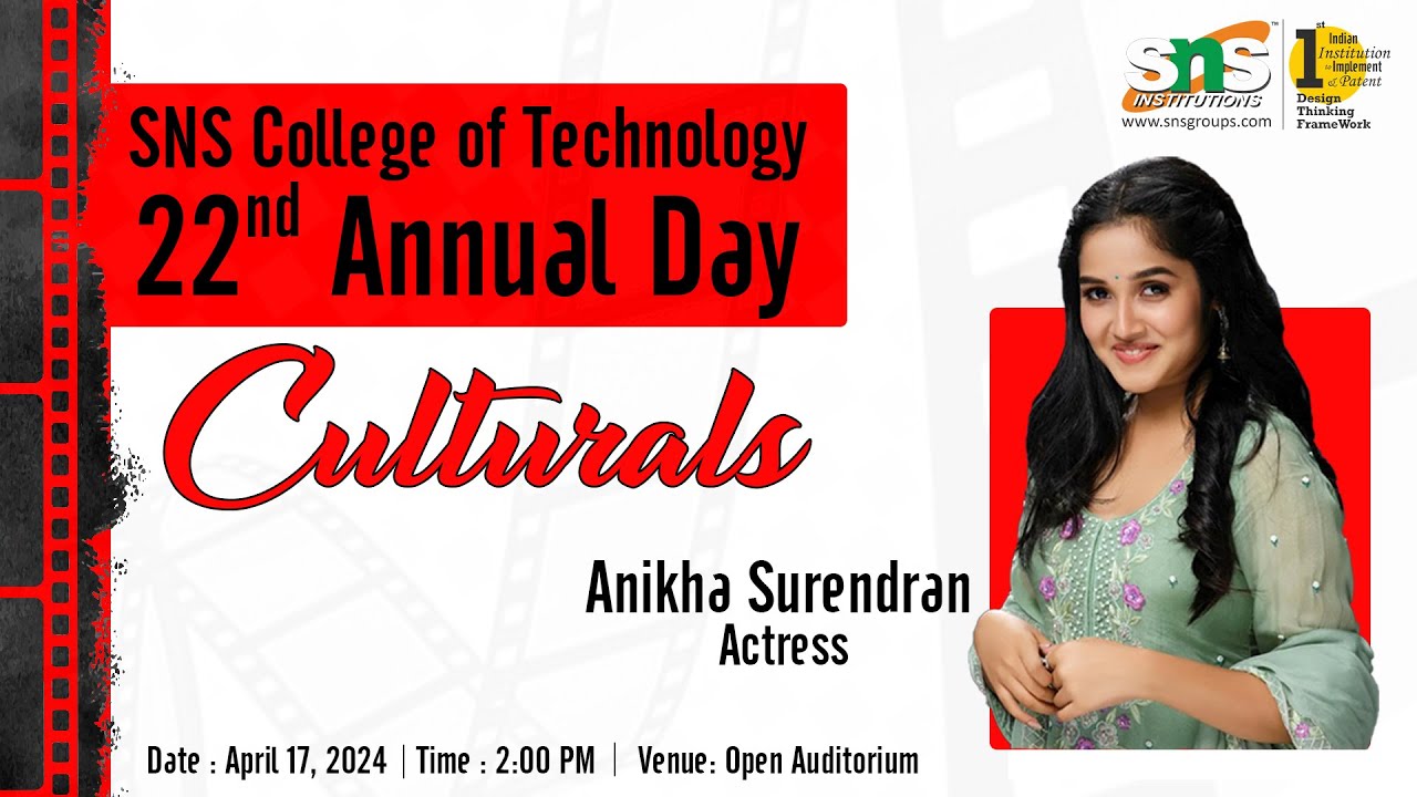 22nd Annual Day - Cultural Events | SNS College of Technology | SNS Institutions, Coimbatore