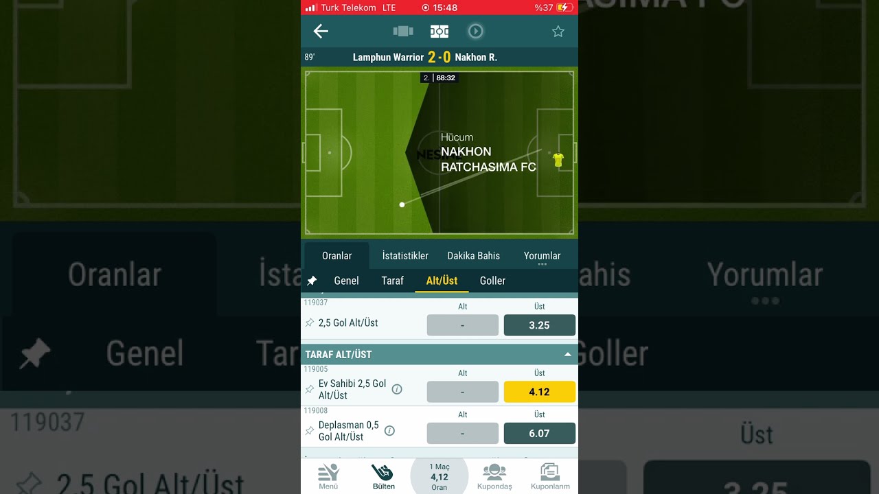 İddaa Kanalı - Ev Sahibi 2.5 Gol &Uuml;st ( Dakika 80 Sistemi )
