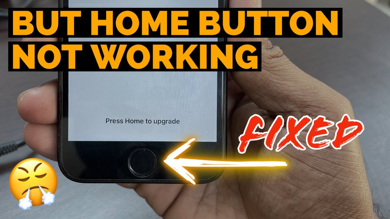 iPhone Stuck on Press Home To Upgrade but Home Button is Not Working