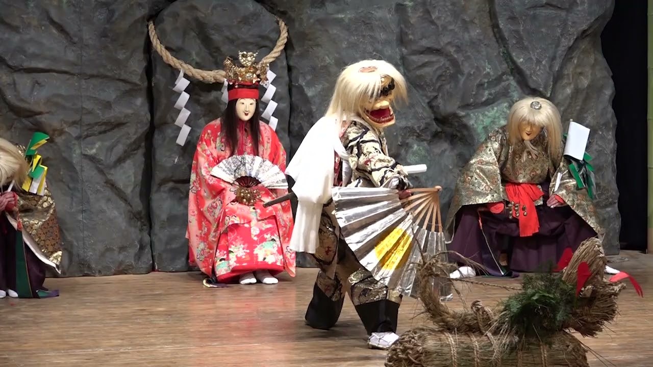 神楽舞 八雲払(やぐもばらい) 御嶽神楽(国指定重要無形民俗文化財) 於：神楽會館 立春特別公演