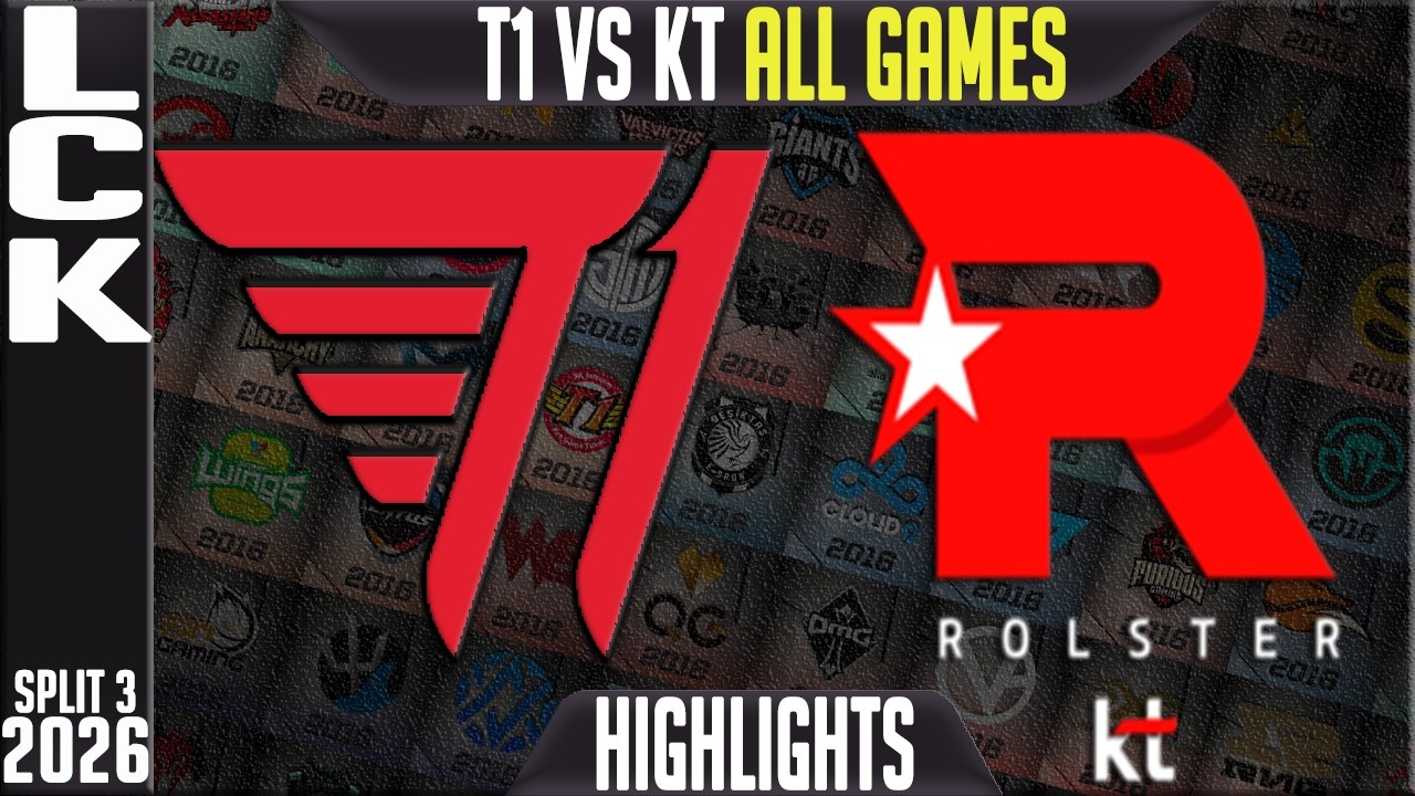 T1 vs KT Highlights ALL GAMES | LCK Summer 2026 | T1 vs KT Rolster