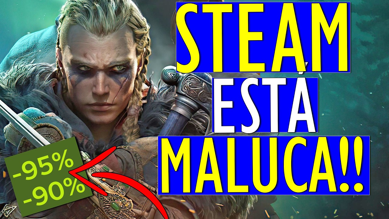 CORRE!! OS MELHORES JOGOS BARATOS a partir de R$ 3,29 na PROMOÇÃO da STEAM WINTER SALE 2025