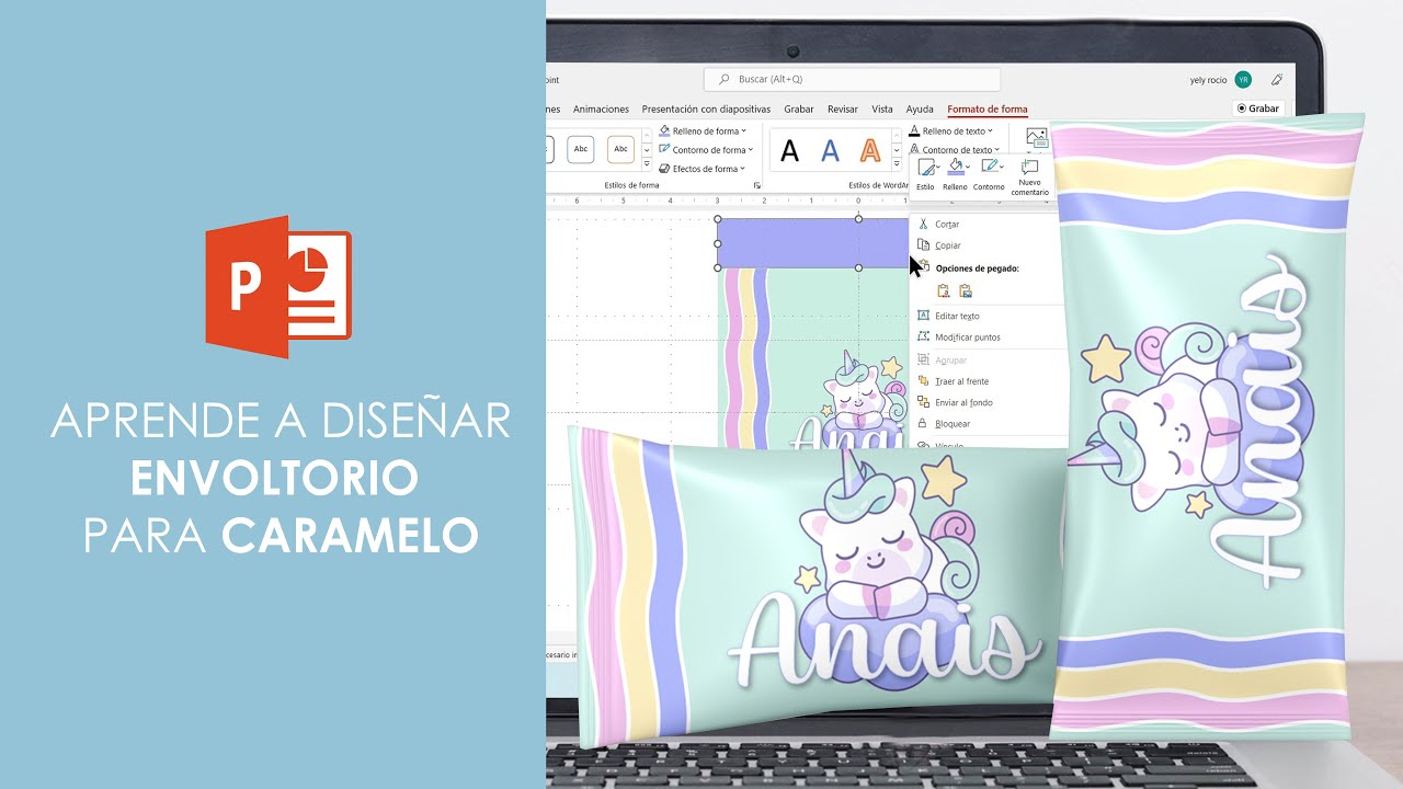 Como hacer golosinas personalizadas para cumpleaños con Powerpoint paso a paso muy facil