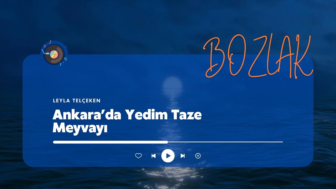 Ankara’da Yedim Taze Meyvayı(U.H.)-Leyla TELÇEKEN