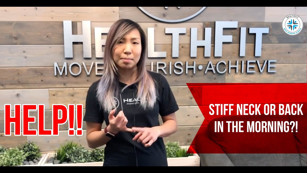 NECK + BACK PAIN IN THE MORNING - Here's Why... - HealthFit PT & Chiropractic