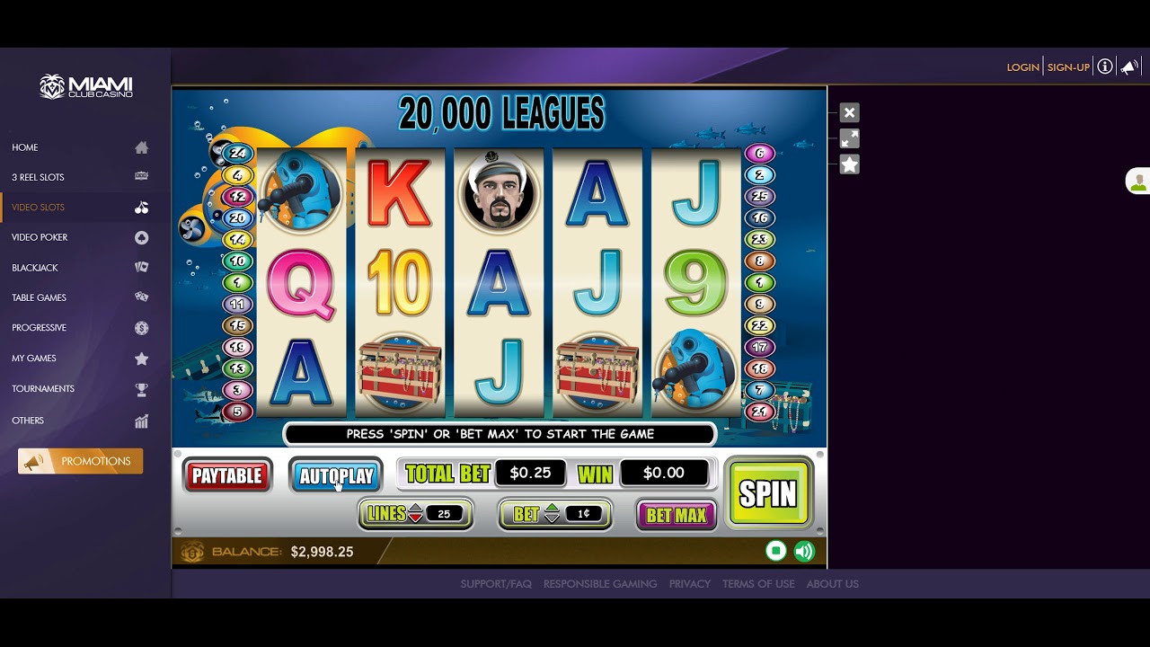 20,000 Leagues Video Slot Game Review