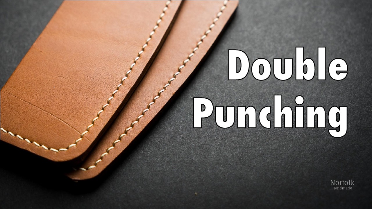 The SECRET to a perfect back stitch | Saddle Stitching Leather